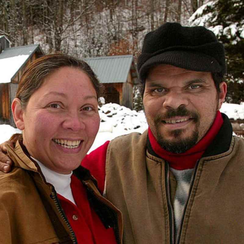 Angelita Galarza-Guzman and her beau on a vacation.